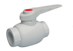 Шаровый кран из ППР для горячей воды 32