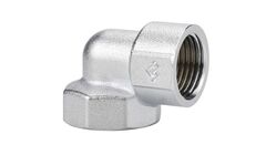 Угол переходной Varmega VM09822, ВР-ВР, 1" х 1/2", хромированный