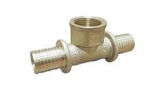 Тройник с внутренней резьбой Varmega Slide-fit VM51111, 16х1/2", латунный, аксиальный