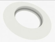 Декоративная манжета для трубы Ø100 мм (Белая) (TR.100)